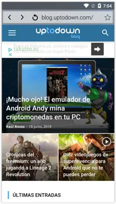 Internet Browser Mini 4.5G android App screenshot 2